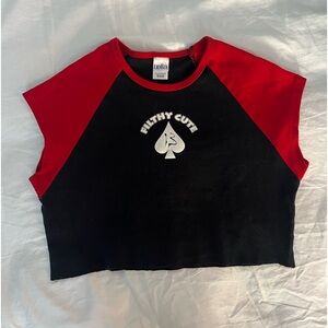 Y2K Filthy Cute Crop Top XXS